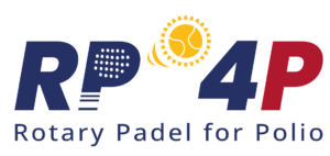 Logotipo Rotary Padel 4 polio